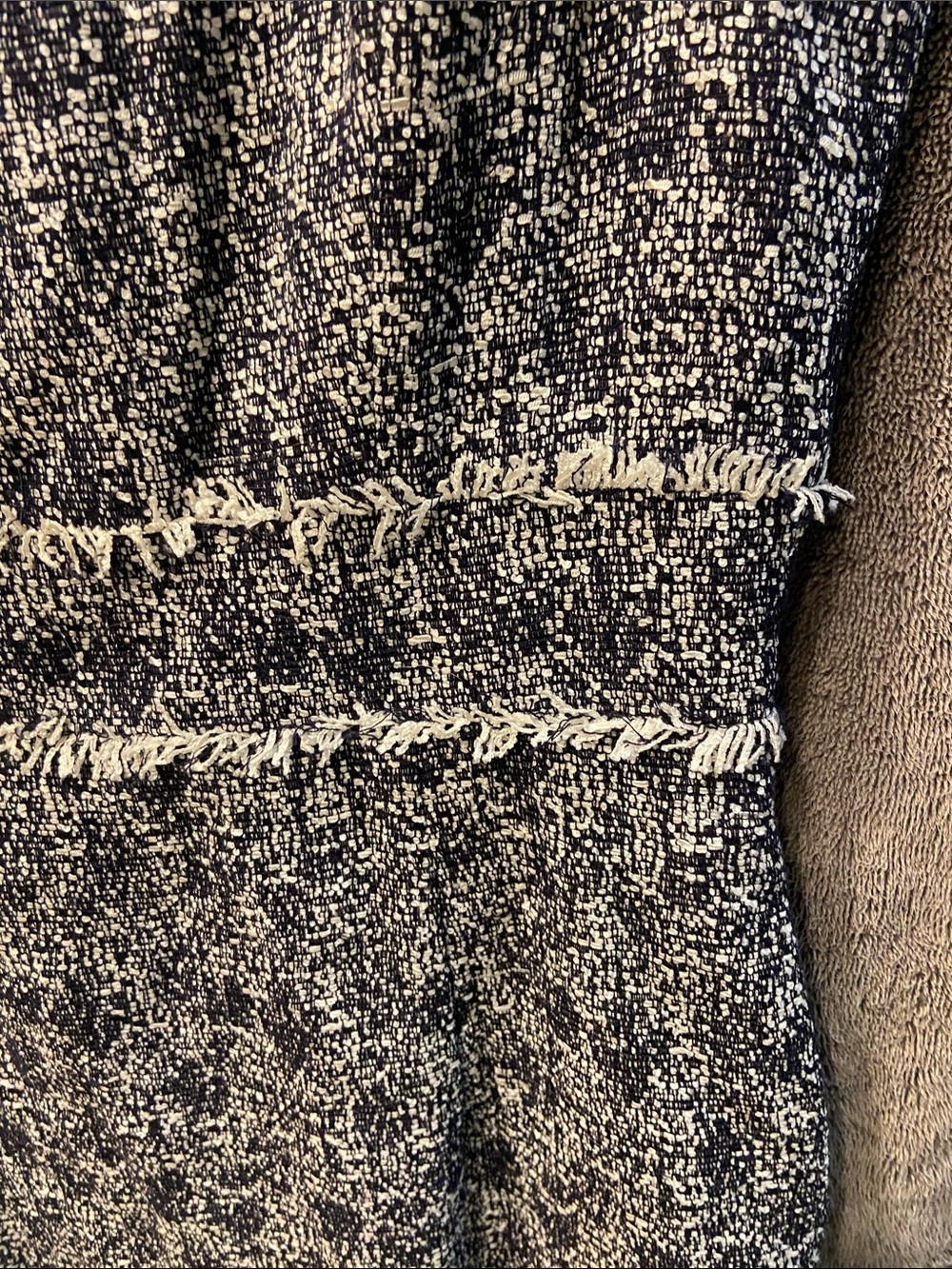 Talbots navy & White Tweed Midi Sheath Dress - Picture 3 of 9